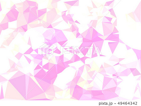 薄ピンクのポリゴンベクター背景素材のイラスト素材