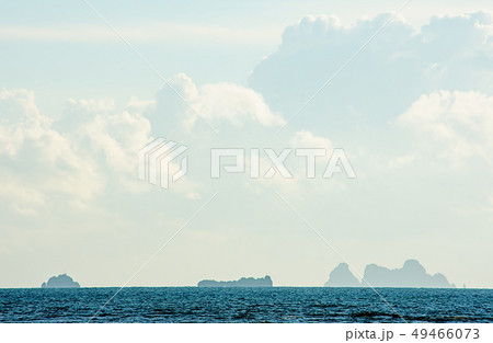 The beauty of the sky In the sea and island. The beauty of the sky In the sea and island. 49466073