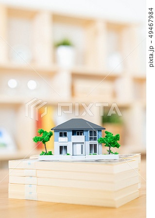不動産　ミニチュア　模型　家　戸建　お金　大金 49467984