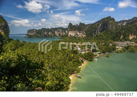 Coastline in East Railay, Thailand Coastline in East Railay, Thailand 49469737