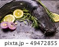 Cooking catfish with spices and rosemary 49472855