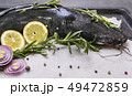 Cooking catfish with spices and rosemary 49472859