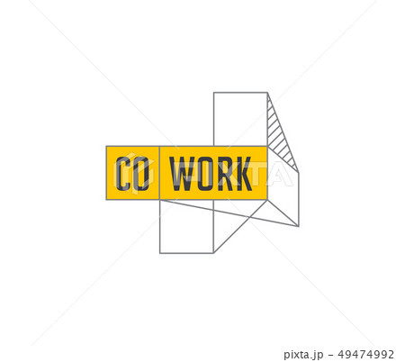Coworking Space, networking zone logo and icon. Vector design 49474992