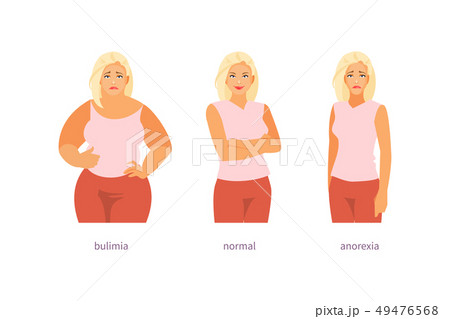 Eating disorders vector 49476568