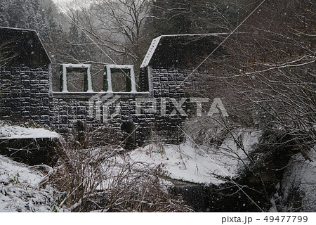 雪の大内２号防砂ダム（鳥取県 2019年2月） 49477799