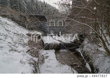 雪の大内2号防砂ダム(鳥取県 2019年2月) 雪の大内2号防砂ダム(鳥取県 2019年2月) 49477837