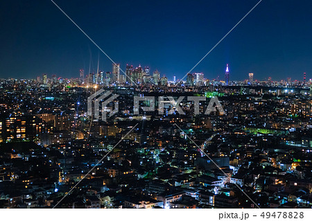 三軒茶屋 スカイキャロット展望ロビー 夜景(東側) 三軒茶屋 スカイキャロット展望ロビー 夜景(東側) 49478828