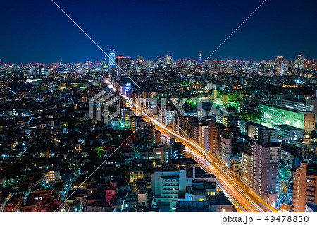 三軒茶屋 スカイキャロット展望ロビー 夜景(東側) 三軒茶屋 スカイキャロット展望ロビー 夜景(東側) 49478830
