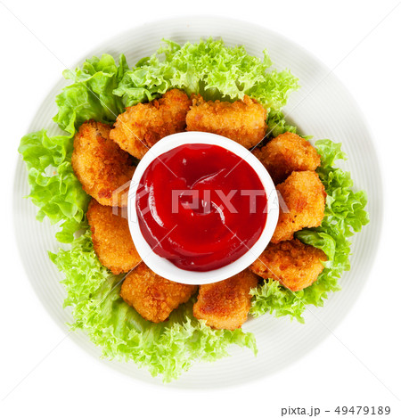 Crispy chicken nuggets Crispy chicken nuggets 49479189