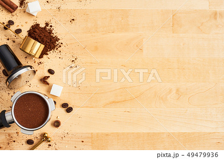 Barista concept or coffee background. 49479936