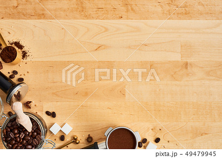 Barista concept or coffee background. 49479945
