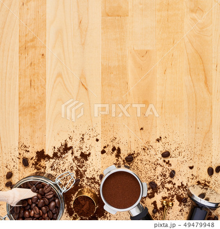 Barista concept or coffee background. 49479948