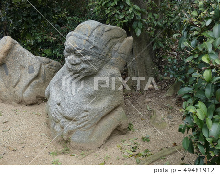 沈黙を守るさる石 49481912