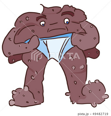 monster turd in shorts stretched up new cool 49482719