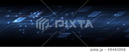 Abstract tech background. Futuristic technology 49483006