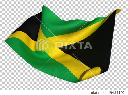 Jamaica flag ratio 1: 2 49483102