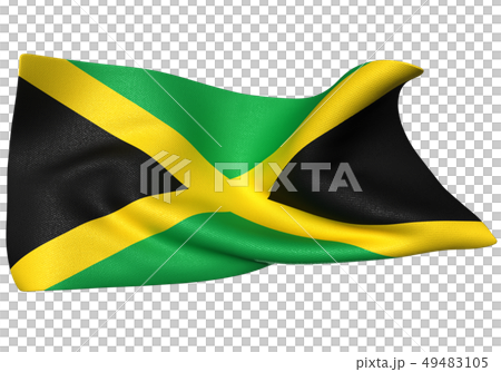 Jamaica flag ratio 1: 2 Jamaica flag ratio 1: 2 49483105
