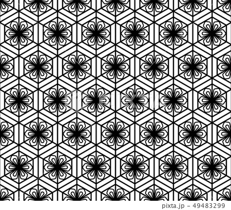 Seamless pattern based on Japanese geometric Seamless pattern based on Japanese geometric 49483299