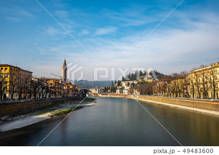 Panoramic view of Verona on Adige river. Italy Panoramic view of Verona on Adige river. Italy 49483600
