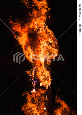 Ritual burning of the doll in Fermo, Italy Ritual burning of the doll in Fermo, Italy 49484049