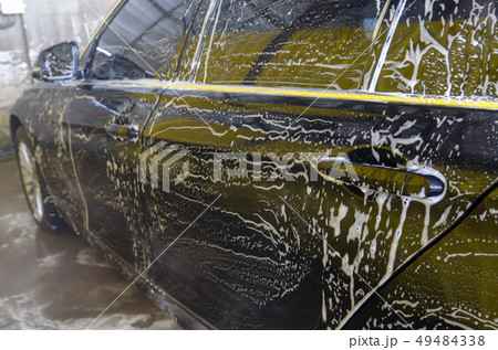 car wash bubbles 49484338