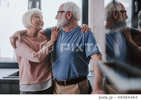Happy elder couple enjoying spending time together 49484464