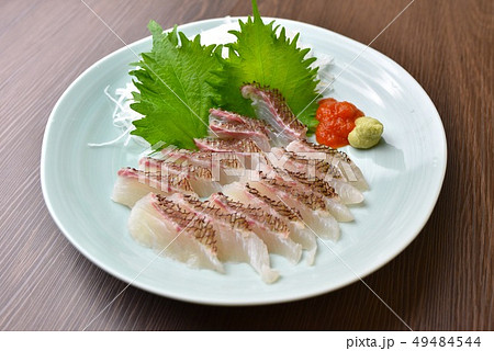 鯛の刺身 49484544