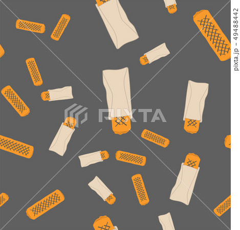 Doner shaurma shawerma seamless pattern vector Doner shaurma shawerma seamless pattern vector 49488442