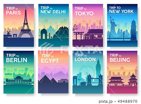 Travel information cards. Travel information cards. 49488970