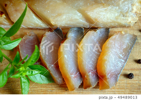 Cold smoked fish Balyk Cold smoked fish Balyk 49489013