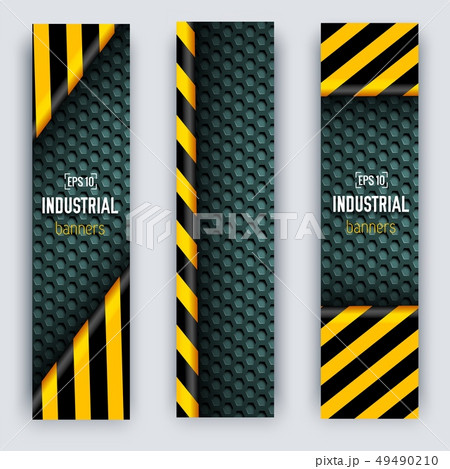 danger tech abstract banners. danger tech abstract banners. 49490210