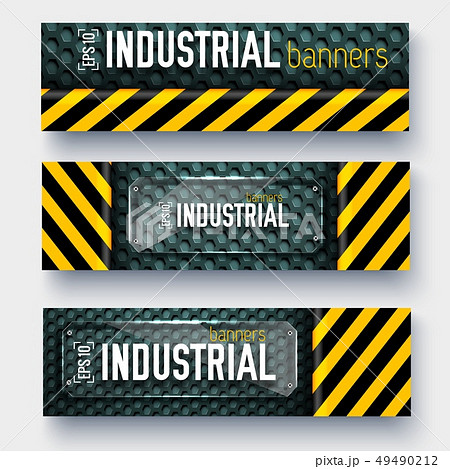 danger tech abstract banners. danger tech abstract banners. 49490212