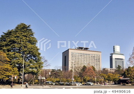 杜の都 仙台市青葉区 日曜日午前10時の常禅寺通り・勾当台通交差点 杜の都 仙台市青葉区 日曜日午前10時の常禅寺通り・勾当台通交差点 49490616