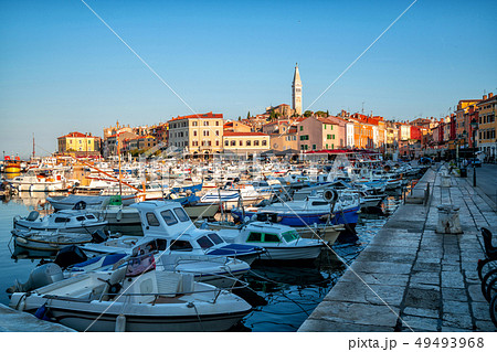 Romantic old town of Rovinj in Croatia, Europe. Romantic old town of Rovinj in Croatia, Europe. 49493968