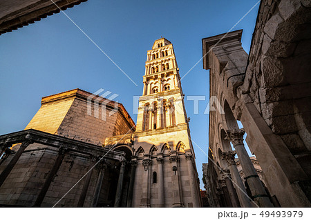 The Diocletian's Palace in Split, Croatia. The Diocletian's Palace in Split, Croatia. 49493979