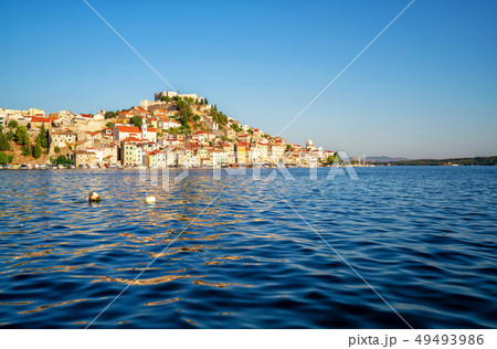 The old town of Sibenik in Dalmatia, Croatia. 49493986