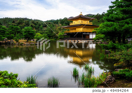 Kinkaku-ji, Golden Pavilion temple in Kyoto Japan Kinkaku-ji, Golden Pavilion temple in Kyoto Japan 49494264
