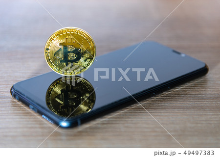 ビットコインとスマートフォン 49497383