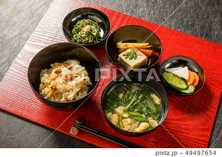 Japanese-style set meal 49497654