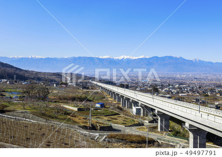 【山梨県笛吹市】花鳥山展望台からの眺望 49497791