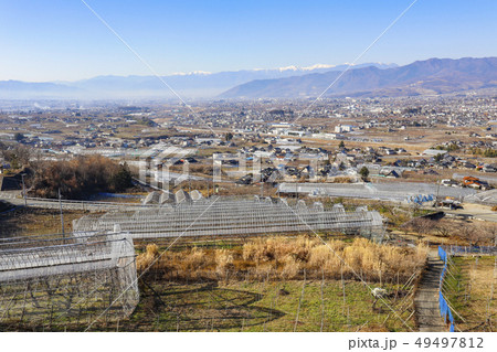 【山梨県甲州市】牛奥みはらしの丘からの眺望 49497812