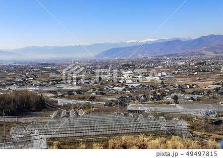 【山梨県甲州市】牛奥みはらしの丘からの眺望 49497815