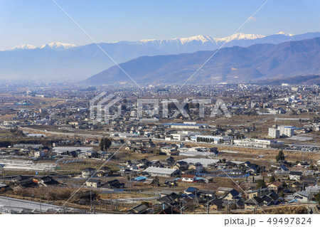 【山梨県甲州市】牛奥みはらしの丘からの眺望 49497824