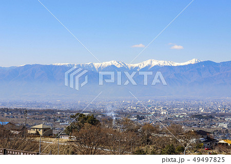 【山梨県笛吹市】釈迦堂遺跡からの眺望 【山梨県笛吹市】釈迦堂遺跡からの眺望 49497825