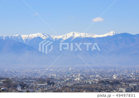 【山梨県笛吹市】釈迦堂遺跡からの眺望 【山梨県笛吹市】釈迦堂遺跡からの眺望 49497831