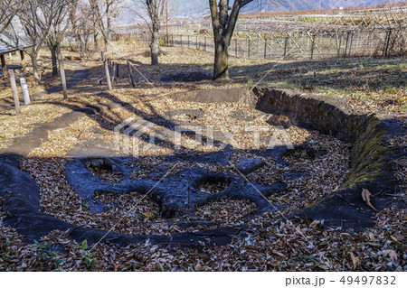 【山梨県笛吹市】釈迦堂遺跡・住居跡 49497832