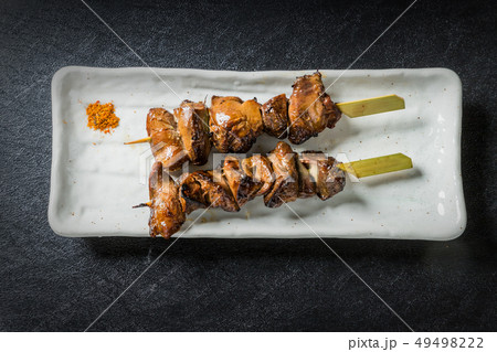 やきとり YAKITORI Japanese chicken barbecue 49498222