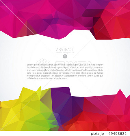 Color triangle background banner brochure template Color triangle background banner brochure template 49498622