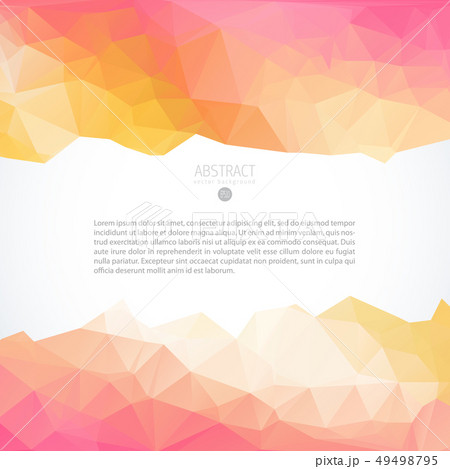 Red triangle background banner brochure template Red triangle background banner brochure template 49498795