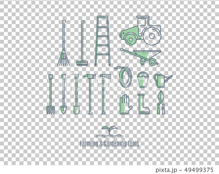ガーデニングツール・農作業道具セット 49499375
